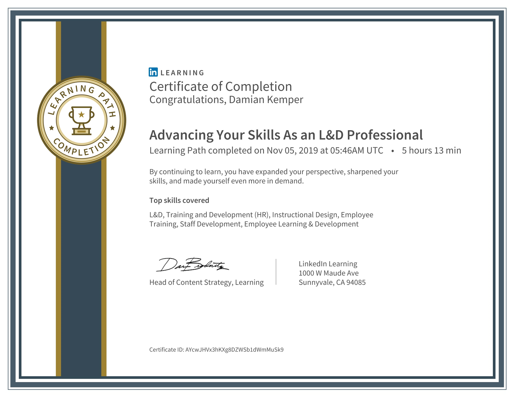 Advancing Your Skills As an L&D Professional